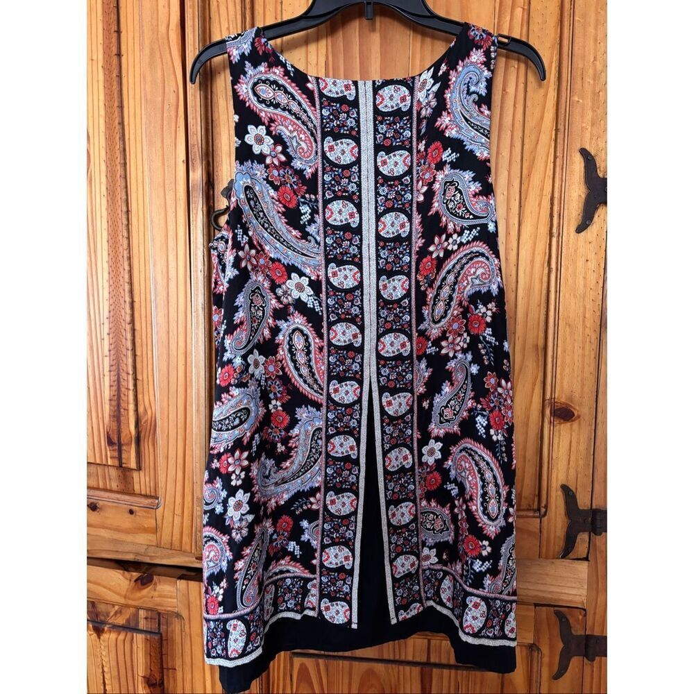 J. Jill Paisley Print Split Back Dress - Picture 3 of 5